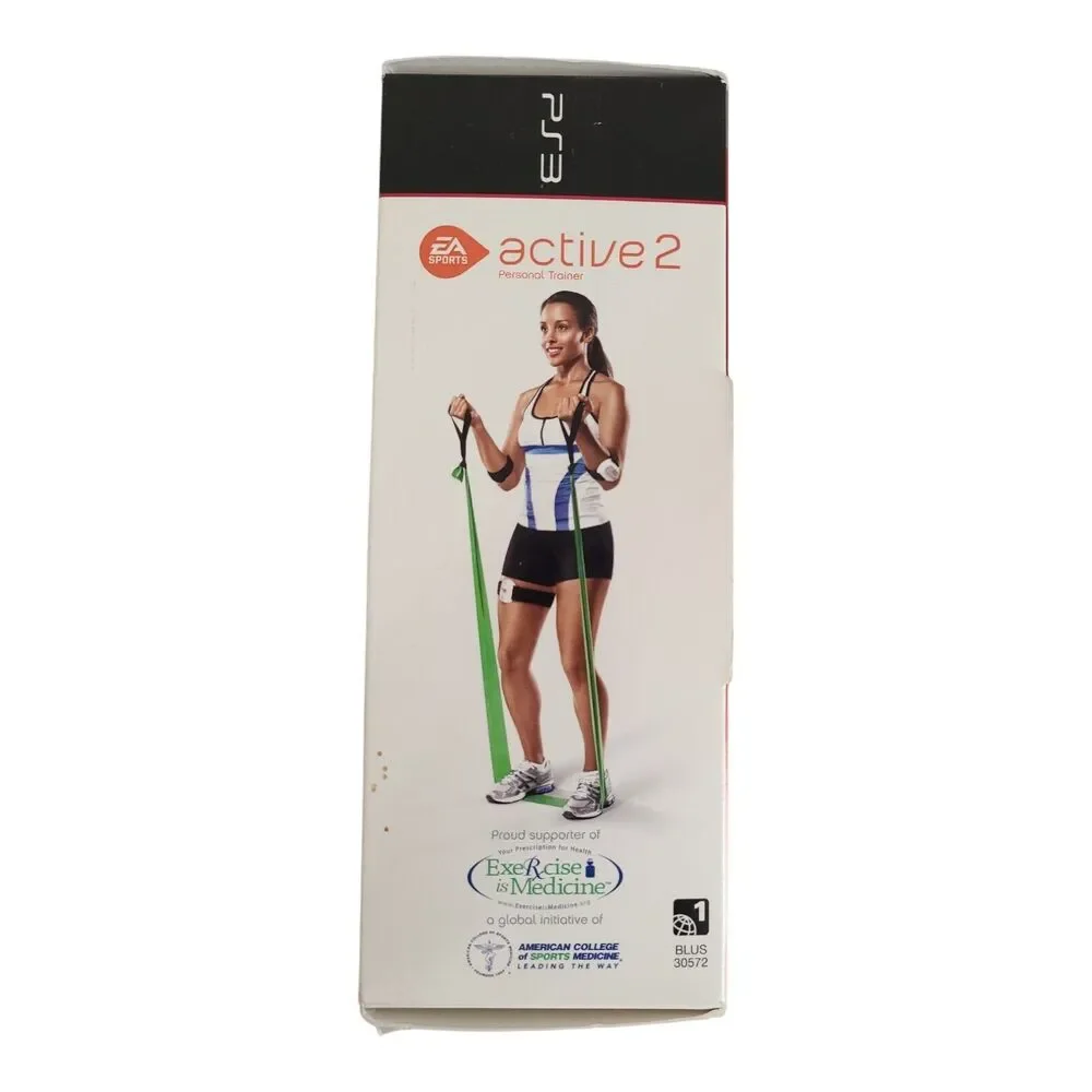 EA Sports‎ Active 2 Sony PS3 Personal Trainer Fitness Game plus accessories
